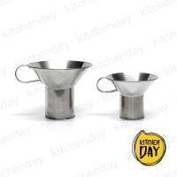 ราคา ⚠️อ่านก่อนสั่ง⚠️ (2 ไซส์) กรวยกรอกอาหาร กรวยกรอกก๋วยเตี๋ยว กรวยกรอกอาหารสแตนเลส ที่กรอกอาหาร (649438378)