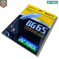 ราคา สายแบดมินตัน Yonex BG 65 TITANIUM - สีดํา (29565837951)