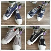 ราคา รองเท้าผ้าใบ monojob สลิปออน เทา ดำ กรม เช็คสินค้าก่อนสั่งน๊า (1336875311)