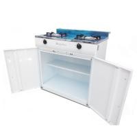 ราคา ✧Lucky flame เตาแก๊สตู้ 2หัว มีช่องวางขวดเครื่องปรุง HQ-204 (8560519421)