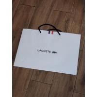 ราคา ถุงกระดาษ จากร้าน Lacoste สินค้าเสื้อผ้าชั้นนำ แบรนด์จากฝรั่งเศส (13483757817)