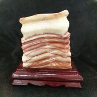ราคา หินหมูสามชั้น(Pork Stone)หินอาเกต(Agate) (6941872564)
