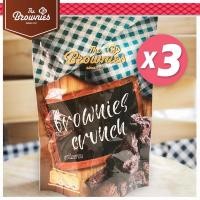 ราคา Brownies Crunch (บราวนี่อบกรอบ) The Brownies 1 ถุง / แพ็ค Set 3 แพ็ค (3527466506)