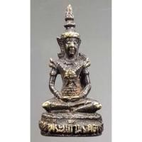 ราคา รูปหล่อพระแก้วมรกต เนื้อทองเหลืองรมดำ เนื้อหาเก่ามีอายุ ไม่ทราบปีที่สร้าง (16492286375)