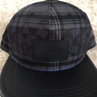 ราคา หมวก coach F78492 ลายสก๊อตสีดำ (5413123937)