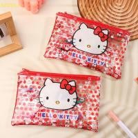 ราคา [cxSZDOLL] Kawaii Hello Kitty Quicksand กระเป๋าเครื่องสําอาง Sanrio KT Cat เครื่องเขียนกล่องดินสอซิปกระเป๋าใส่เหรียญกระเป๋าสตางค์กระเป๋า DOM (45500928419)