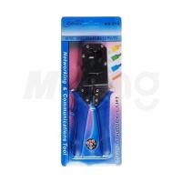ราคา คีมย้ำหัวแลน LAN RJ-45 และหัวโทรศัพท์ RJ-11 เครื่องมือ CRIMPING TOOL DUAL MODULAR Blue สินค้าพร้อมจัดส่ง KS-318 (28756507823)