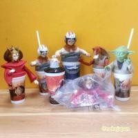 ราคา แก้วน้ำญี่ปุ่น STAR WARS 6 ใบ และฝาของใหม่ 1 ชิ้น (3433176940)