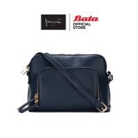 ราคา Bata บาจา ยี่ห้อ Prive กระเป๋าสะพาย มีสายสะพาย หนัง PU สำหรับผู้หญิง รุ่น Nora สีน้ำเงิน 9019811 (21834129844)