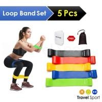 ราคา ยางยืดวงแหวนแรงต้าน 5 ระดับ Free!! ถุงผ้า+คู่มือ (1944457096)