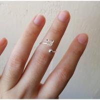 ราคา Minimalist925 แหวนแมวประดับคริสตัลเงินแท้ (101344728)