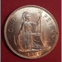 ราคา เหรียญ 1 เพนนี เก่า ประเทศอังกฤษ ปี 1964 - ไม่ผ่านใช้งาน (25005805440)