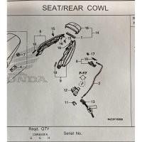 ราคา ชุดล็อคเบาะหลัง CBR650F ปี 2013-2025 (42400489384)