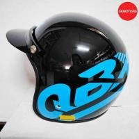 ราคา หมวกกันน็อคเต็มใบเปิดหน้า QBIX สีดำ BLACK แท้เบิกศูนย์ 100% (22430898856)