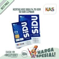 ราคา กระดาษ SIDU F4 75 Gsm HVS, 500 แผ่น, กระดาษถ่ายเอกสาร, กระดาษพิมพ์ขนาด Folio - 1 รีม (41226302478)