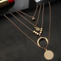 ราคา LUNA Tuning Stars & Moon Pendant Layered Necklace (5693618833)