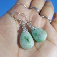 ราคา ต่างหูหยกเก่าแท้ (Natural Old Jadeite jade) (1023561503)