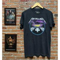 ราคา เสื้อยืดมือสอง ลายวงดนตรี Metallica ขนาดไซส์M สีเทาดำ (40120770545)