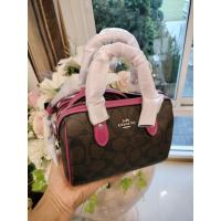 ราคา Coach ทรงหมอนมินิ(รุ่น Mini Rowan Satchel หรือ Mini Rowan Crossbody In Signature Canvas รุ่น CH469 Mini Rowan) (43110754306)