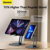 ราคา Desk Mobile Baseus Phone Stand Foldable Metal Tablet Support For iPhone 13 12 iPad Pro Air Universa i (27403924463)
