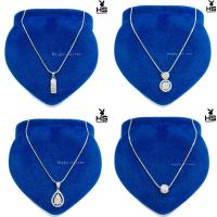 ราคา ชุดสร้อยคอเงิน925แท้พร้อมรุ่นโซ่ซานต้าอิตาลีทองคําขาว+จี้ลูกรูปไข่พลอยโค้ง-สร้อยคอป้องกันสนิม-เครื่องประดับเงินแท้พร้อมตัวอัก (41321487985)