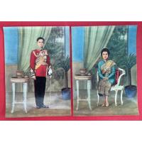 ราคา ภาพสามมิติรูปในหลวงรัชกาลที่9 และพระราชินี เก่าแท้ (17876404699)