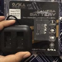 ราคา แบต oska LP-E17 พร้อมแท่นชาร์จ ส่งต่อ 900 (1872399307)