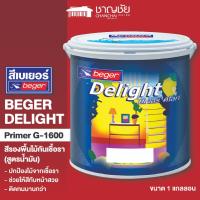 ราคา Delight Wood Primer G-1600 สีรองพื้นไม้กันเชื้อรา กันเชื้อรา ช่วยให้สีทับหน้าสวย ติดทน ขนาด 1 แกลลอน (23142941881)