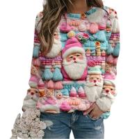 ราคา สินค้าพร้อมวงกลมแขนยาวคริสต์มาสแฟชั่นสําหรับเสื้อยืดอเนกประสงค์ (54750866874)