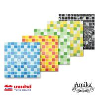 ราคา กระเบื้องโมเสค แก้ว AMIKA ขนาด 12x12 นิ้ว qXEp (3485513984)