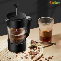 ราคา BALM Tea Coffee Brewer, หม้อต้มกาแฟแบบกดฝรั่งเศสทนความร้อนแก้ว Borosilicate, เครื่องชงชา 350/600/1000ML (54850238576)