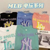 ราคา เสื้อยืด NY LA งานตามกระแส คอกลม ผ้าคอตตอลผสม ลายสกรีน (3491673975)