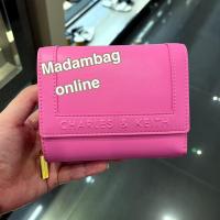 ราคา CHARLES & KEITH Front Flap Wallet กระเป๋าสตางค์ใบสั้น (28363035980)