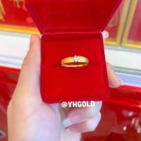 ราคา แหวนทองครึ่งสลึง Yonghenggold แต่งพลอยเม็ดเดี่ยว ทองคำแท้96.5% (4262245089)