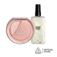 ราคา [EXCLUSIVE] 3CE Blushlighter + Shimmer Makeup Fixer (56150677520)