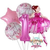 ราคา ชุดลูกโป่ง WINDBLOWN PINK BALLERINA BIRTHDAY / วันเกิดบัลเล่ต์ของเด็กผู้หญิง (26687908924)