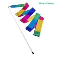 ราคา THAISPORTS ไม้ยิมนาสติกพร้อมริบบิ้นสีรุ้ง ลายตั้ง (ออกใบกำกับภาษีได้) (25570792600)