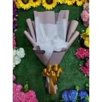 ราคา ช่อเปล่า สีน้ำตาลใส่กระเป๋าได้ แถมที่ใส่ธนบัตร 15 ใบ #ช่อใส่ธนบัตร#ช่อเปล่า #ช่อดอกไม้ #ช่อปัจฉิม #ช่อธนบัตร (2915231439)