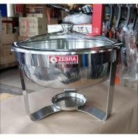 ราคา ชุดอ่างอุ่นอาหารทรงกลม 30 ซม รุ่น Classic II ฝาแก้ว ตราหัวม้าลาย (24175754946)