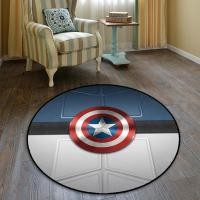 ราคา ประหลาดใจ กัปตันอเมริกาโล่ห้องนอนครัวเรือนกันลื่นดูดซับคอมพิวเตอร์เก้าอี้หมุนแขวนตะกร้ากลองเสื่อรอบพรมพรมปูพื้น (28741893680)