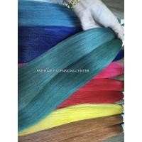 ราคา ผมแท้ 100% สีเขียว ผมต่อไฮไลท์ แบ่งขาย แบบทำเป็นช่อ มีให้เลือกหลายไซส์ (13512427175)