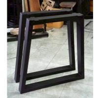 ราคา ขาโต๊ะเหล็ก ทรงคางหมู สีดำด้าน 1คู่(2ขา)ขาโต๊ะสั่งทำ Iron Loft Table Legs ขาเหล็กสำเร็จรูป ขาโต๊ะทำงาน ขาเก้าอี้ แข็งแรง (42769959567)