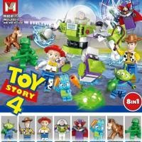 ราคา ส่งฟรีEMSไม่ต้องใช้โค้ด MG2013 Toy Story - Woody Buzz Lightyear Alien Army Man Jessie Zurg (เลโก้จีน ทอยสตอรี่ (5217441839)