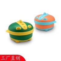 ราคา เครื่องเสริมอาหารสําหรับทารกบนโต๊ะอาหาร 304 สแตนเลสชามฉีดน้ําเด็กเด็กอาหารเสริมชามฉนวนกันความร้อนฉนวนกันความร้อนฉนวนกันความร้อนสามชั้น (52951346147)