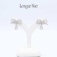 ราคา ต่างหูแฟชั่นรูปโบว์เกร๋ๆ Longue vue (23304268203)