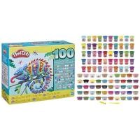 ราคา Play-Doh Wow 100 Compound Variety Pack ดินน้ำมัน แป้งโดว์ play doh ของแท้ ลิขสิทธิ์แท้ 100สี (22533072028)