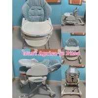 ราคา เก้าอี้ไฮแชร์ Aprica รุ่น Pitta สีเขียวลายจุด มือ 2 (10489279739)