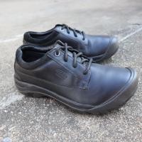 ราคา ส่งฟรี 9Us 27cm 42Eu รองเท้า KEEN AUSTIN CASUAL WP M, black/raven Pre-owned Authentic (28334425264)