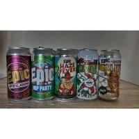 ราคา กระป๋องเบียร์ กระป๋องเบียร์คราฟ กระป๋องเปล่า 5กระป๋อง ขนาด 440ml แบรนด์ Epic (26204721281)