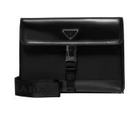 ราคา Prada Re-Nylon Triangle Logo Crossbody Bag (15045942834)